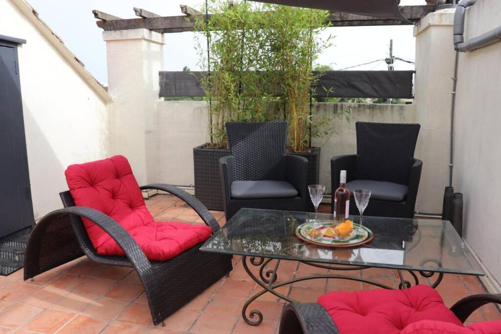 Ferienwohnung Superbe Maison Avec Toiture Terrasse A 5Min Mer Cannes Exterior foto